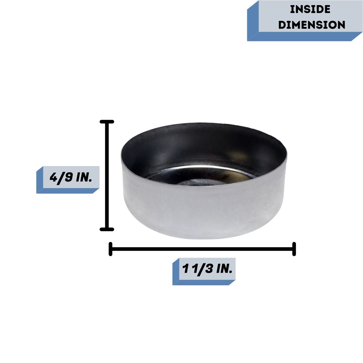 Aluminum tealight cups Measurement (2)