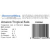 Amazon Tropical Rain label
