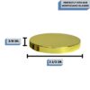 Monticiano Gold Lid Measurements