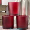 MONTICIANO RUBY FROSTED Candle Vessel - Group