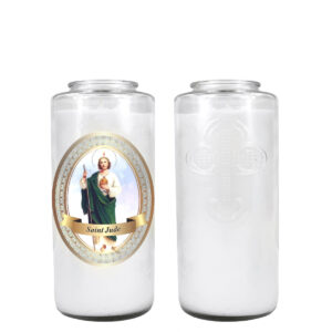 SAINT JUDE 3 DAY Candle W/ REMOVABLE LABEL