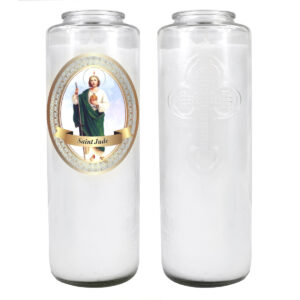 SAINT JUDE CANDLE W/ REMOVABLE LABEL