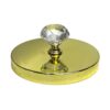 Diamond candle lid gold