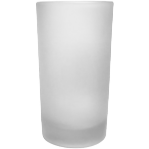 frosted glass candle cylinder