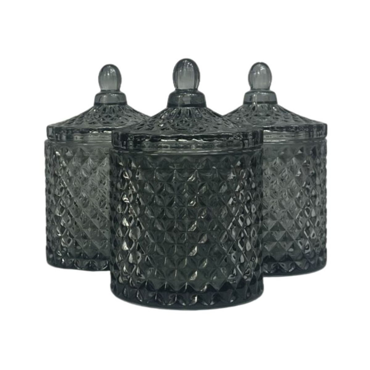 candle vessel Charcoal color