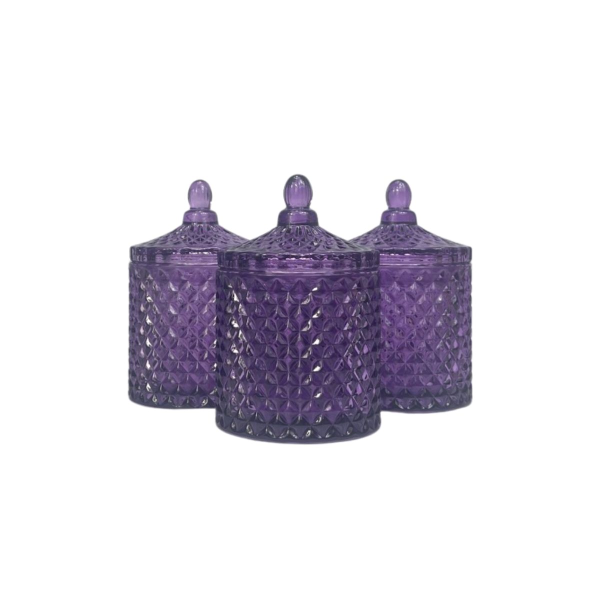 purple candle vessel
