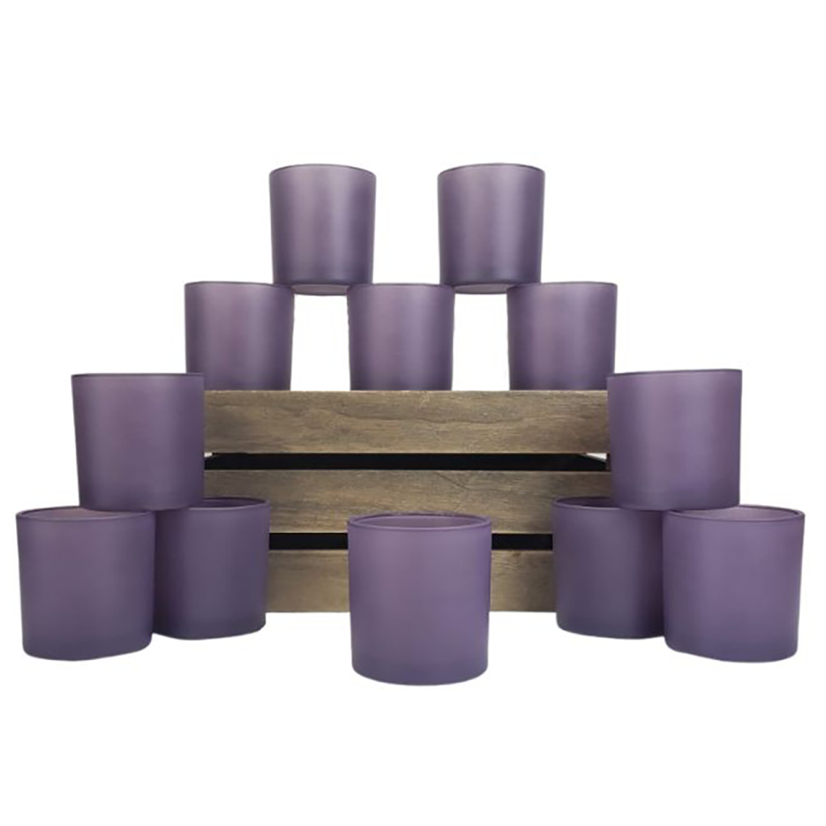 Monticiano candle vessels Frosted Lavender Group
