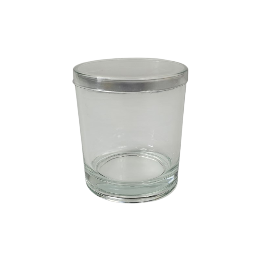 PVC candle lid on a jar