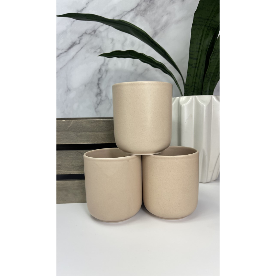 Ceramic nude Candle containers