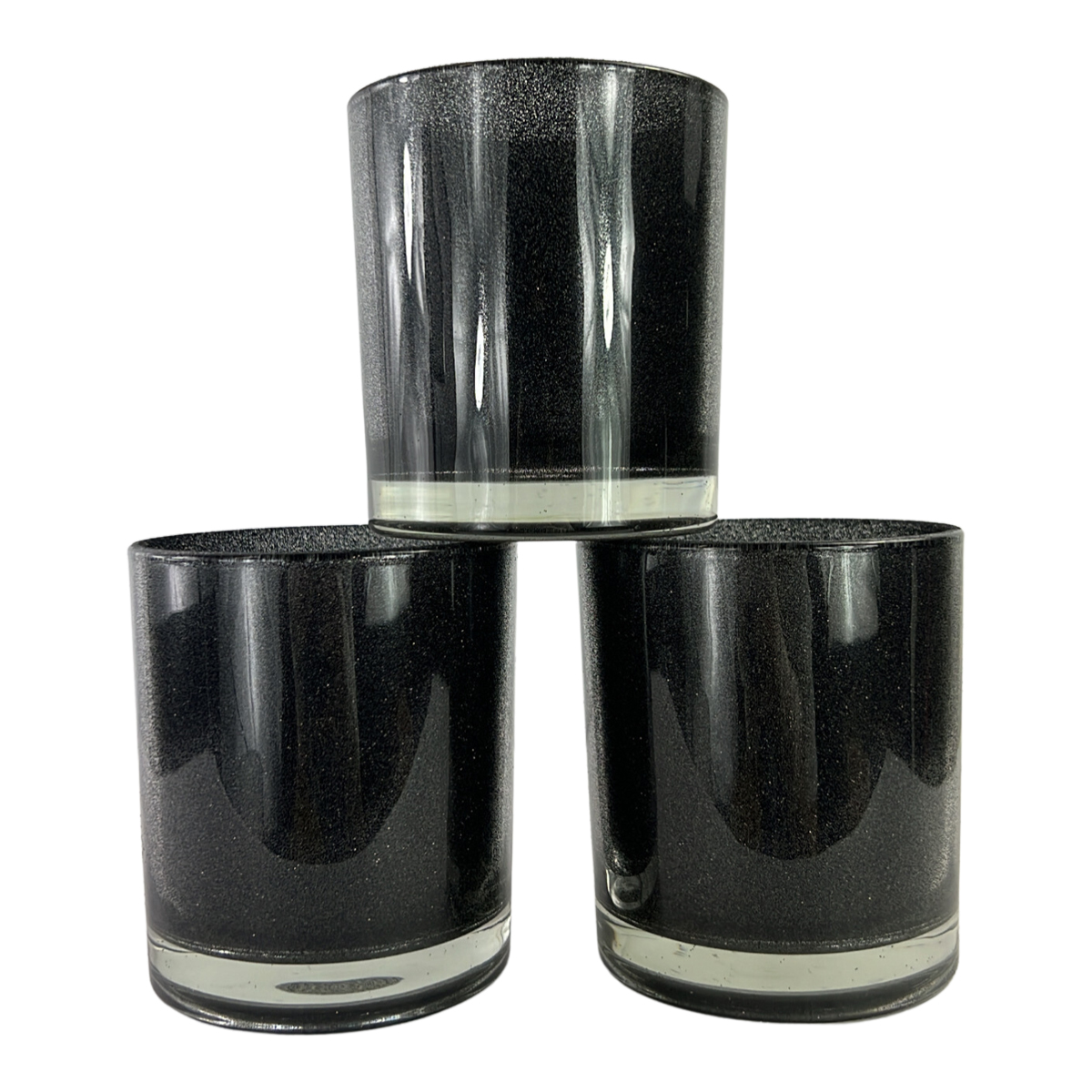 Havana Glitter Black black candle jars