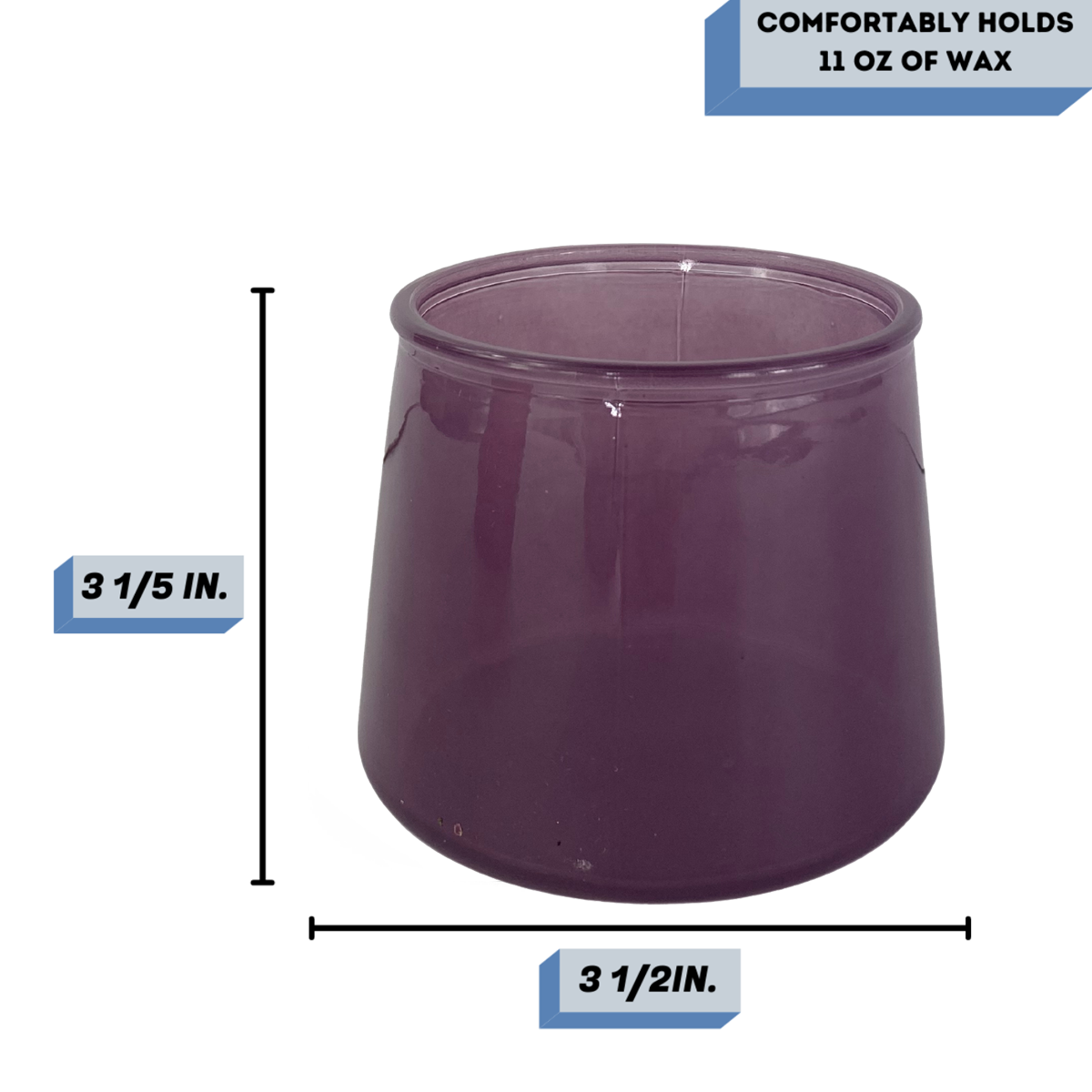 Kenzie lavender candle jar measurements